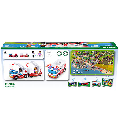 BRIO World Björgunarsjúkrabíll - 2 Partar - 36035