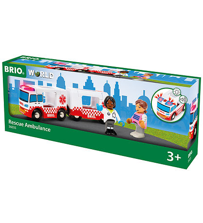 BRIO World Björgunarsjúkrabíll - 2 Partar - 36035