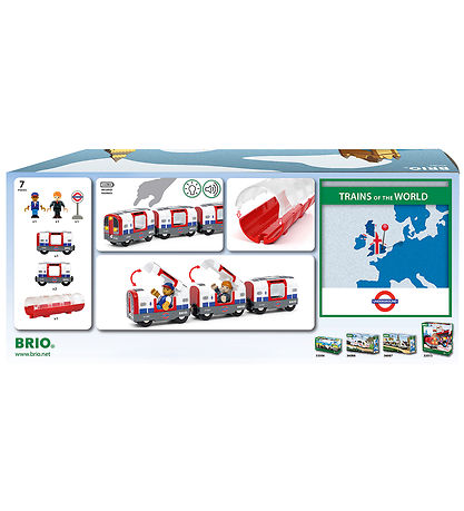 BRIO World London Underground train - Battery powered - 36085