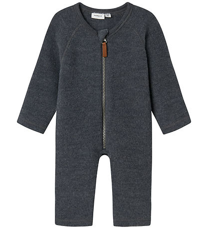 Name It Pramsuit - Wool - NbmWmino - Ombre Blue