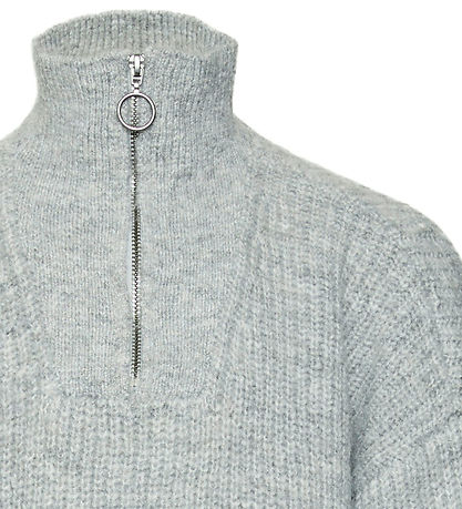 Vero Moda Girl Blouse - Knitted - VmPernilla - Light Grey Melang