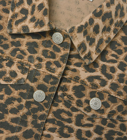 Name It Jacket - NkfOlivia - Silver Mink/Leopard