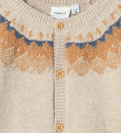 Name It Cardigan - Strick - NbmOnor - Peyote Melange