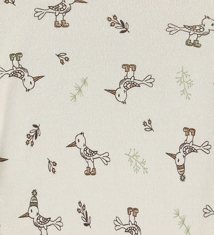 Joha Kleid - Bambus - Beige m. Vögel