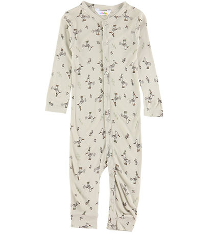 Joha Pyjamahaalari - Bambu - Beige M. Linnut