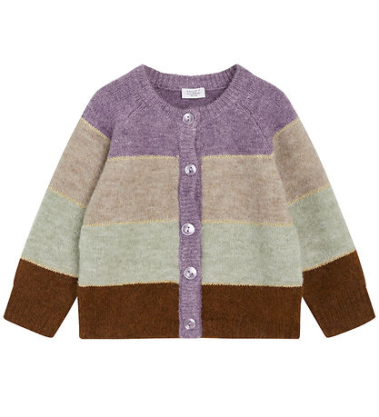 Hust and Claire Cardigan - Prjónað - Charlotte - Dark Plum M. In