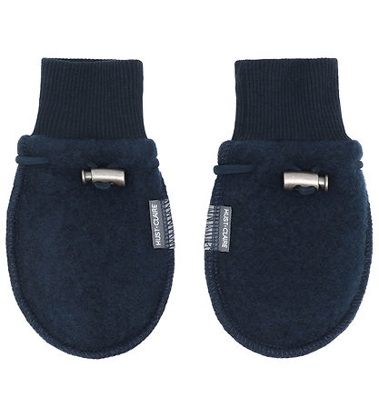 Hust and Claire Mittens - Wool fleece - Ferri - More Navy