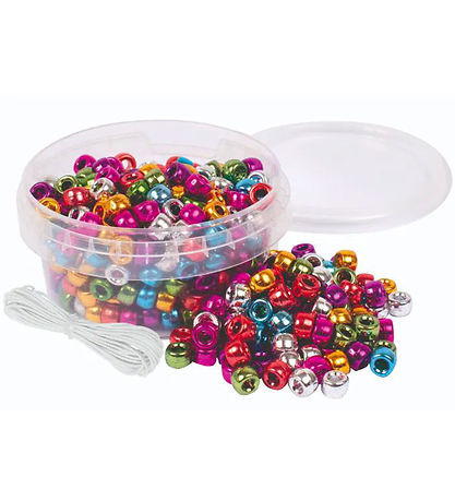 Playbox Perlur - Kongó Málmlitað Perlur - 300 Stk.