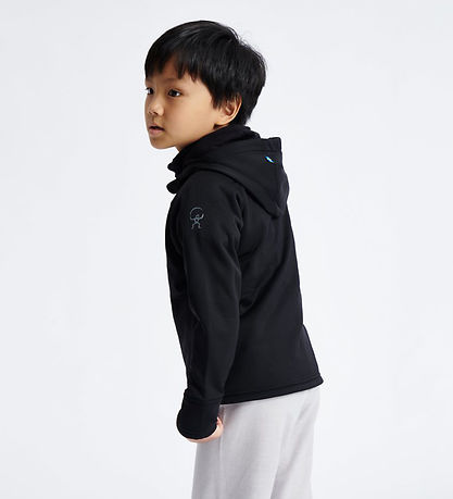 Isbjörn of Sweden Softshell Jacket w. Fleece - Panda - Black