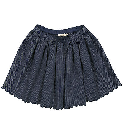 MarMar Rok - Sana Scallop - Blauw/Wit Gestreept