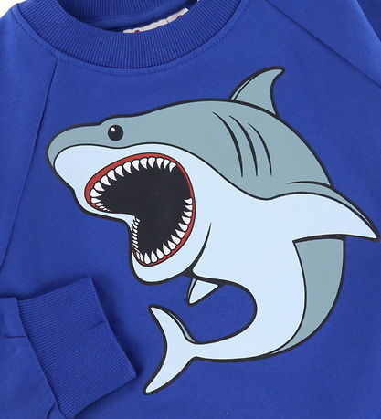 DYR-Cph Sweatshirt - Dyrbellow Sweat - Deep Blue Great White Sha
