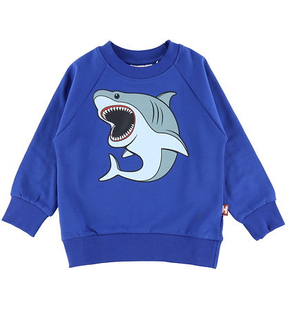 DYR-Cph Sweatshirt - Dyrbellow Sweat - Deep Blue Great White Sha