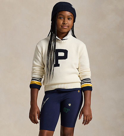 Polo Ralph Lauren Blouse - Knitted - White w. Black