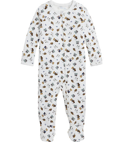 Polo Ralph Lauren Geschenkset - 3 Teile - Weiß/Braun m. Kuschelt