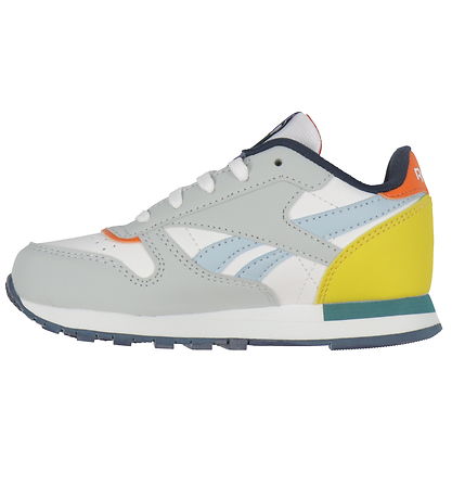 Reebok Schuhe - Classic Leather - Running - Mond/Navy/Rot