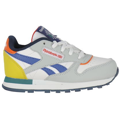 Reebok Schuhe - Classic Leather - Running - Mond/Navy/Rot