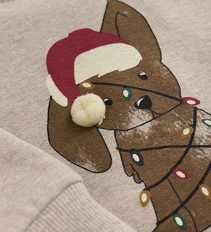 Minymo Sweatshirt - Brown Melange