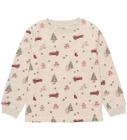 Minymo Pyjama Set - Brown Melange