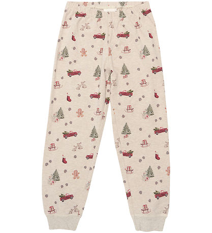 Minymo Pyjama Set - Brown Melange