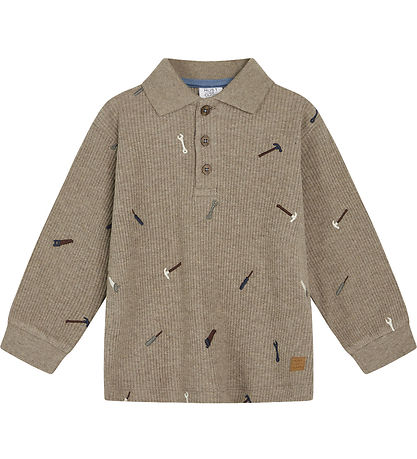 Hust and Claire Poloshirt - Rib - Stevie - Beaver m. Tools