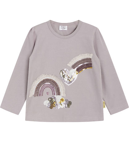 Hust and Claire Blouse - Alma - Purple Dove w. Sequins