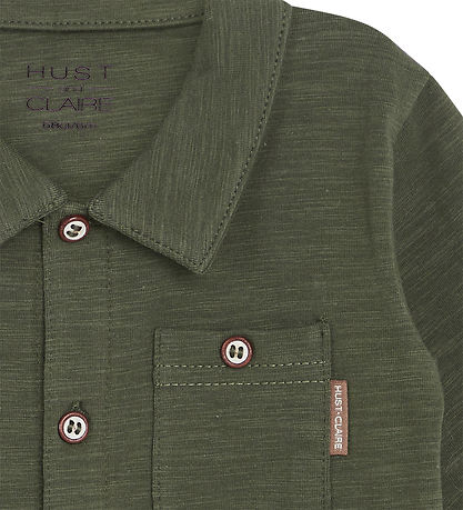 Hust and Claire Shirt Bodysuit L/æ - Boye - Deep Ivy