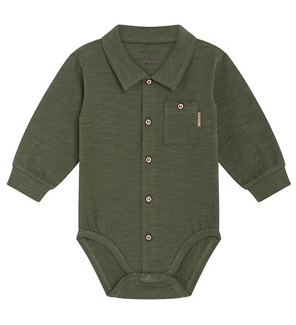 Hust and Claire Shirt Bodysuit L/æ - Boye - Deep Ivy