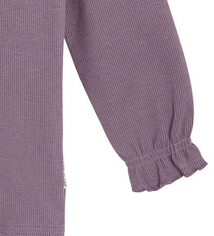 Hust and Claire Blouse - Rib - Amma - Dark Plum