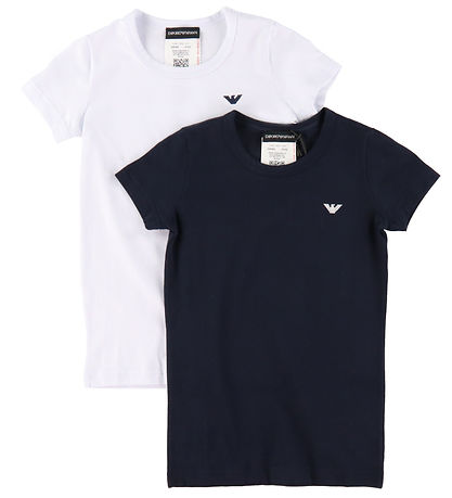 Emporio Armani T-shirts - 2er-Pack - Weiß/Navy