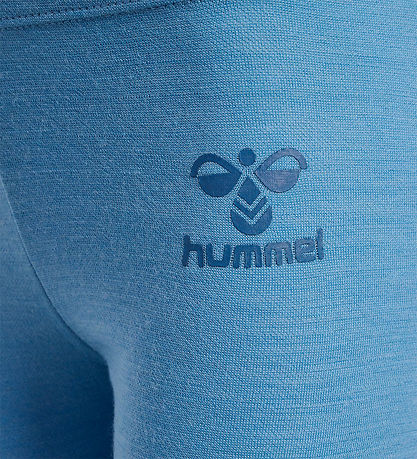 Hummel Leggings - Wool - HmlWolly - Blue Shadow