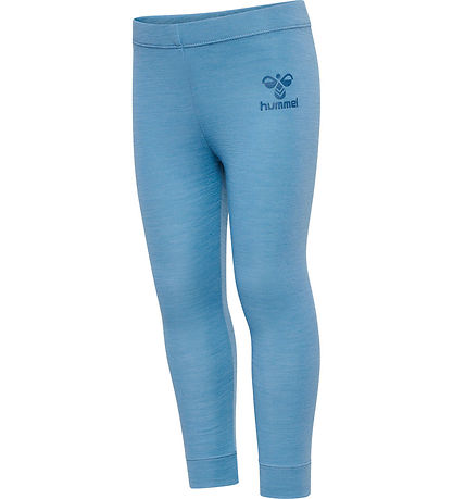 Hummel Leggings - Wool - HmlWolly - Blue Shadow