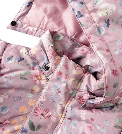 Name It Puffer Jacket - NmfMountains05 - Mauve Shadows/Flower