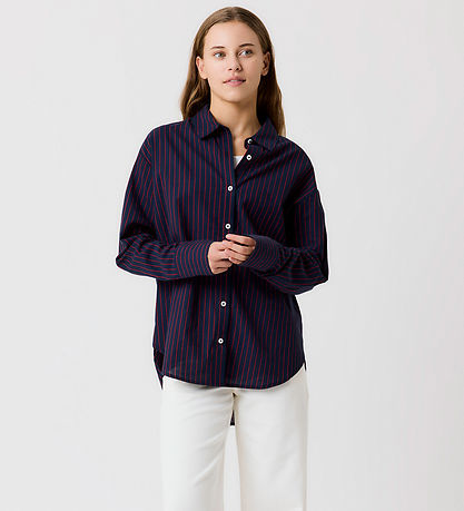 LMTD Skyrta - NlfHelle - Dökkblátt Blazer/Salsa