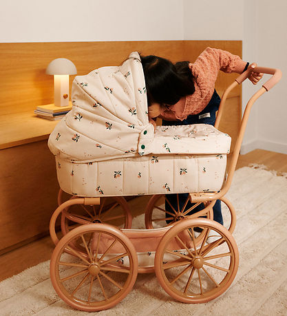 Liewood Doll Stroller - Adaline Doll Pram - Peach/Sea Shell