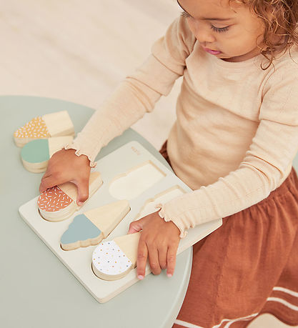 Flexa Play Jigsaw Puzzle - 5 Bricks - Wood