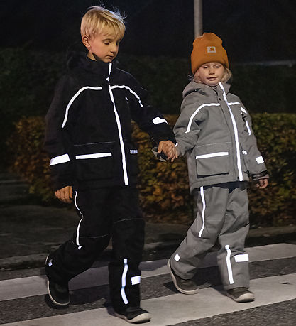 Ildhu Skidbyxor - Norly - Light Grey m. Självlysande Reflexer