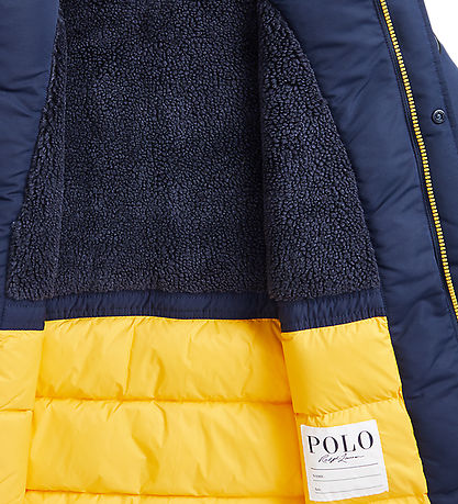 Polo Ralph Lauren Daunenjacke - Anhang 2 - Navy m. Pelz