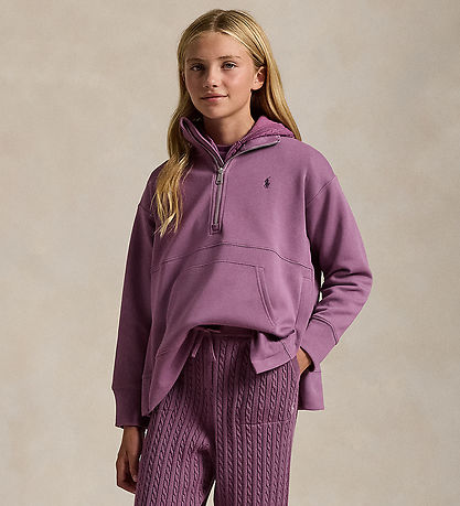 Polo Ralph Lauren Bluse m. Reißverschluss - Lila
