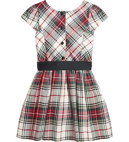 Polo Ralph Lauren Kleid - Weiß/Rot/Grün Kariert