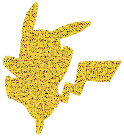 Ravensburger Jigsaw Puzzle - 727 Bricks - Pokémon Shaped Pikachu