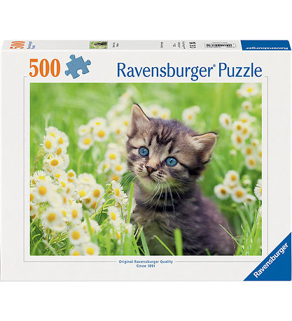 Ravensburger Jigsaw Puzzle - 500 Bricks - Kitten In The Meadow