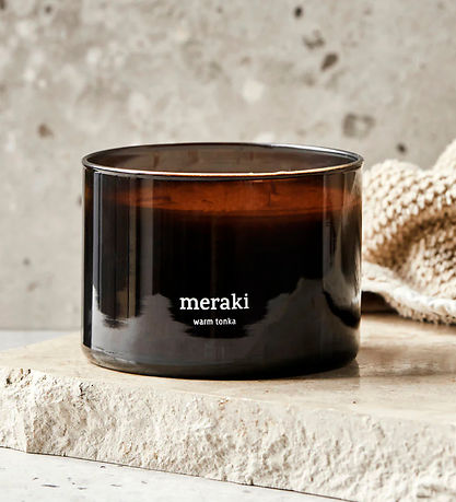 Meraki Doftljus - 340g - Warm Tonka