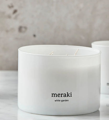 Meraki Scented candles - 340g - White Garden