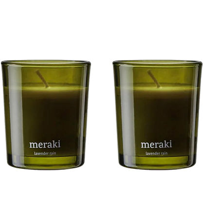 Meraki Duftkerze - 2er-Pack - 2x60g - Lavender Rain