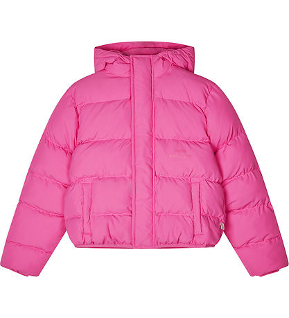 Mads Nørgaard Puffer Jacket - Jojina - Carmine Rose