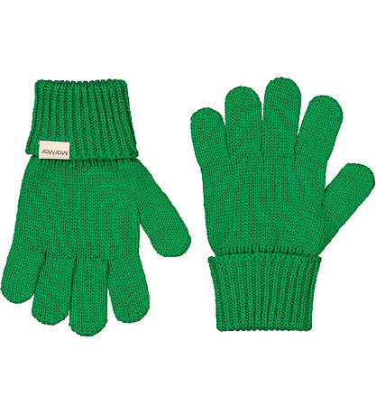 MarMar Hanskar - Prjónað - Aske - Ull/Bómull - Emerald