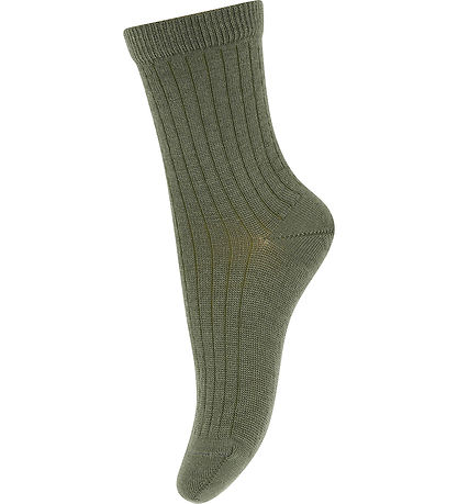 MP Socks - Wool - Rib - Olivine
