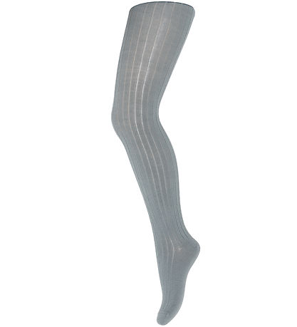 MP Tights - Wool - Rib - Stone Blue