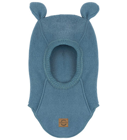 Mikk-Line Balaclava w. Ear - Wool - Single Layer - Flint Stone