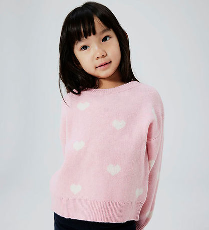 Name It Blouse - Knitted - NmfOdessa Ls Knit - Roseate Spoonbill